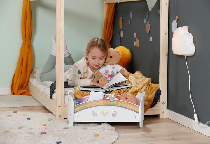Actual product image Zapf Creation BABY born Regenbogen Bett