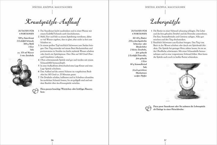 Produktbild Die echte Schwäbische Küche - Das nostalgische Kochbuch mit regionalen und traditionellen Rezepten (Deutsch, 2021)