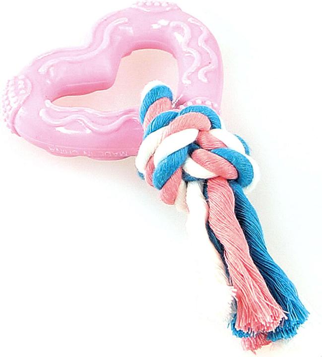 Produktbild Swisspet Puppy-Play Herz L=15cm (Welpenspielzeug)