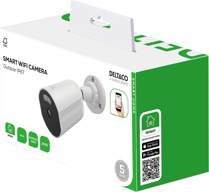 Produktbild Deltaco Smart Home Kamera SH-IPC17 Outdoor IP67 (1920 x 1080 Pixels)