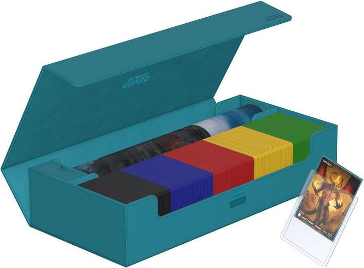 Produktbild Ultimate Guard Kartenbox XenoSkin Superhive 550+ Petrolblau