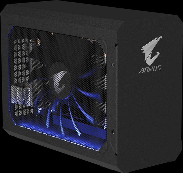Actual product image Gigabyte Aorus GeForce RTX 2070 Gaming Box