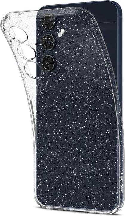 Actual product image Spigen Liquid Crystal case for Samsung Galaxy A55 5G - transparent and glitter (Samsung Galaxy A55)