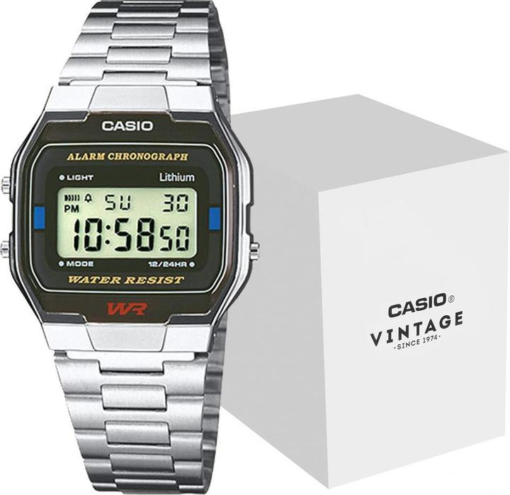 Productafbeelding Casio Vintage A163wa-1qes (Digitaal horloge, Chronograaf, 33 mm)