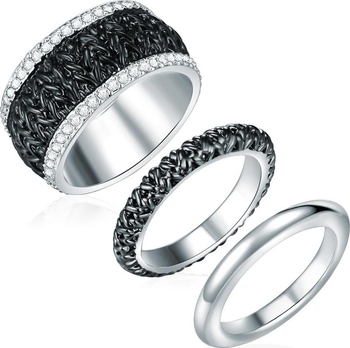 Actual product image Lulu & Jane Ladies metal alloy embellished with Swarovski® crystals silver - 29683 (56)