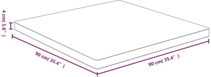 Image du produit VidaXL Douglas (90 x 90 x 4 cm)