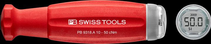 PB Swiss Tools Torque handle PB 9318.A 10-50 CBB (0.10 Nm, 0.50 Nm)