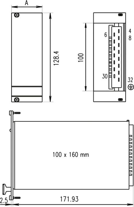 Immagine prodotto Schroff Regolatore lineare AC/DC triplo, 7 - 39 W - NETZGERAET PSG 312