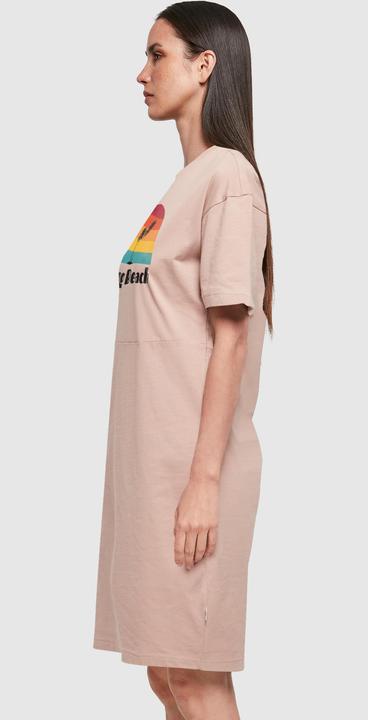 Produktbild Merchcode Ladies Long Beach Organic Oversized Slit Tee Dress - 117779 (S)