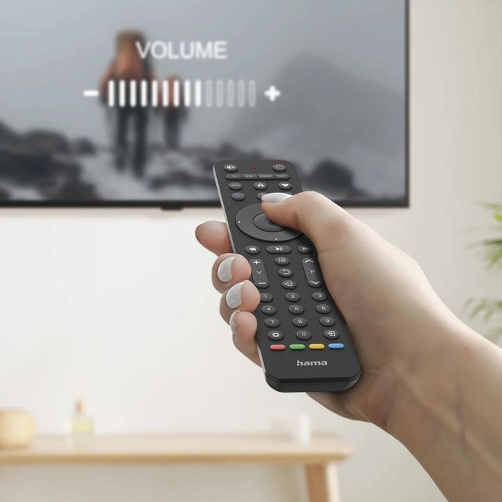 Actual product image Hama Universal remote control TV, infrared, for 4 devices, adaptive, app buttons (Universal remote control, Infrared)