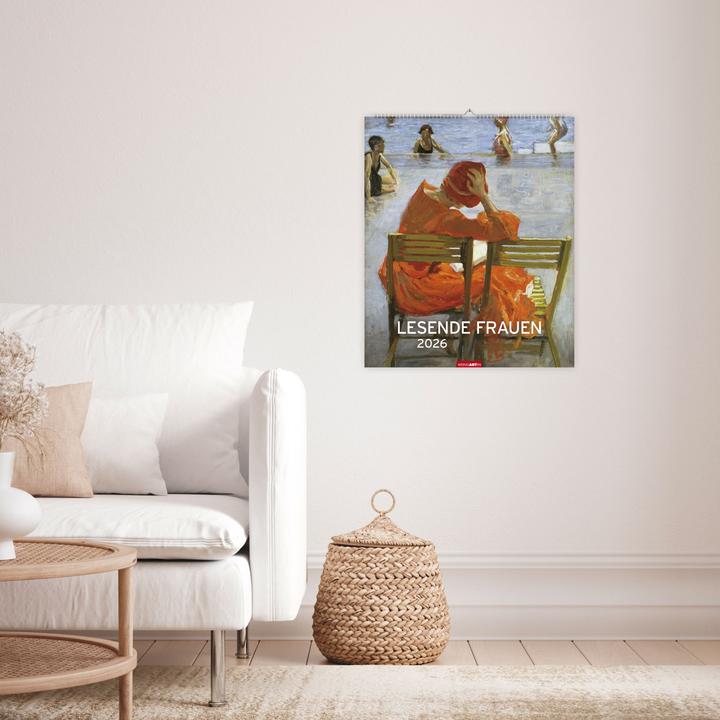 Actual product image Lesende Frauen Edition Kalender 2026 (46 x 55 cm, Hardcover, German)