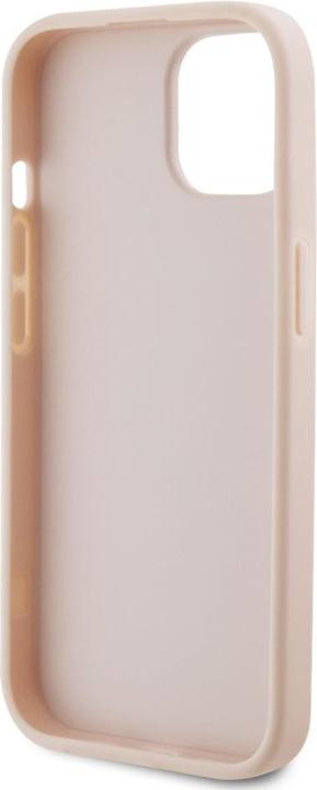 Image du produit Karl Lagerfeld KLHCP15SPQKPMP iPhone 15 6.1" różowy/pink hardcase Motif K matelassé (Apple iPhone 15, Apple iPhone 14, Apple iPhone 13)