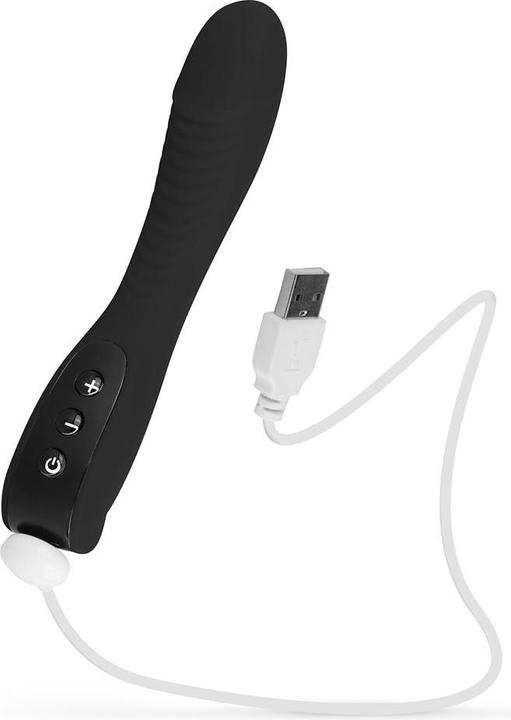 Produktbild Easytoys Classics Vibe gerippter GPunkt Vibrator schwarz