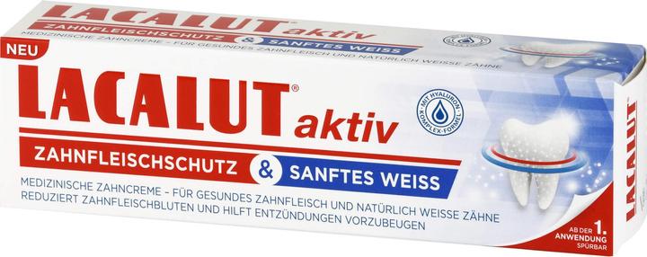 Actual product image Dr. Theiss LACALUT active medicinal toothpaste, 75 ml Toothpaste (75 ml)