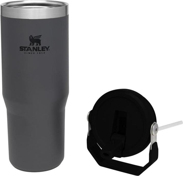 Actual product image Stanley 1913 - The IceFlow Flip Straw Tumbler - 0.89L / 30oz - Charcoal (0.85 l)