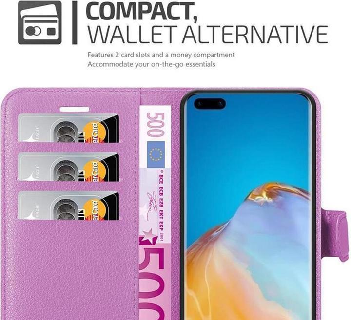 Actual product image Cadorabo Book with stand function cover (Huawei P40 Pro+)