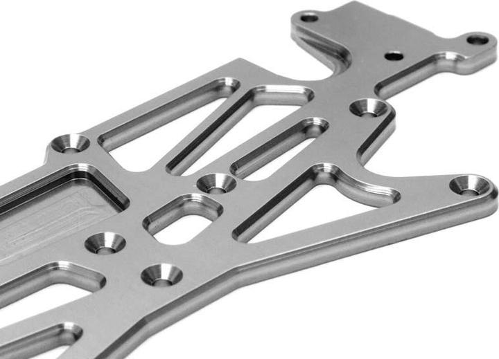 Produktbild HB Racing Chassis Aluminium (Silber) - Minizilla