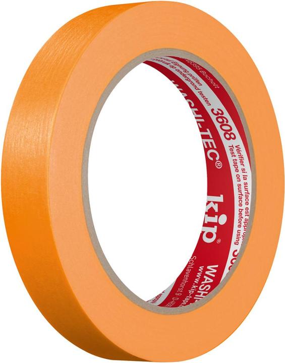 Actual product image Kip WASHI-TEC® STANDARD Goldkrepp® orange 36 mm x 50 m (36 mm)