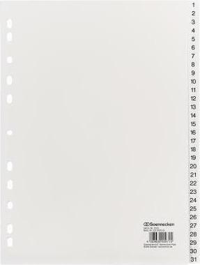 Image du produit Soennecken Registre numérique Utilisation pour le format de papier : DIN A4 Grammage : 165 g/m².