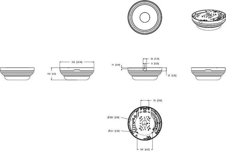 Actual product image Axis P3748-PLVE (3840 x 2160 pixels)