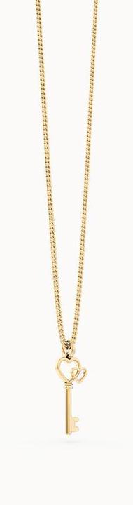 Actual product image MTM Love Key Necklace (Brass, 18k Gold)