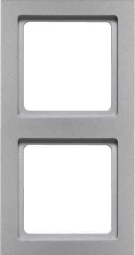 Produktbild Berker Q.3 Doppelrahmen Alu lackierter Samt 10126094