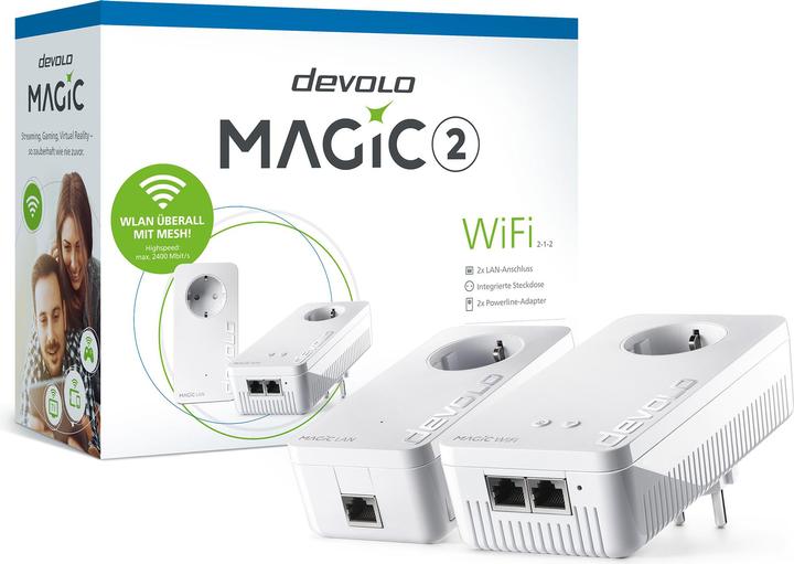 Productafbeelding Devolo Magic 2 WiFi next Starter Kit (2400 Mbit/s)