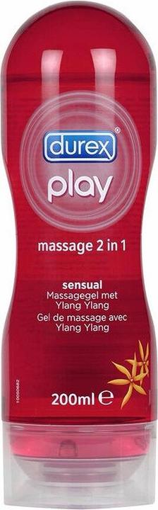 Durex Play 2In1 Massage Sensuele Massage Gel En Hydraterende Intieme Gel Met Verleidelijke Bloem (200 ml)