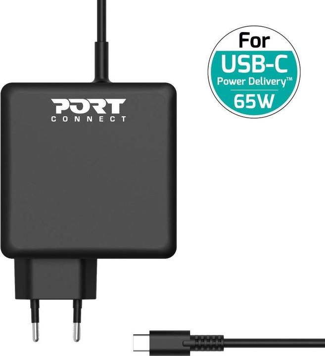 Immagine prodotto Port Designs 900097B-EU Caricatore mobile nero (65 W)