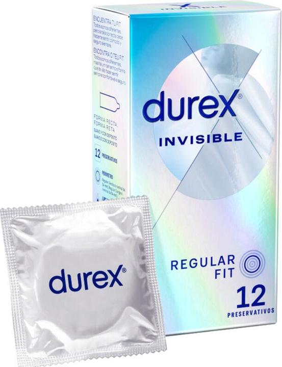 Image du produit Durex Invisible Extra Fin 12 Unités (12 pcs)