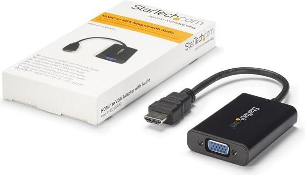 Immagine prodotto StarTech Convertitore Adattatore HDMI A VGA (Digitale -> Analogico)