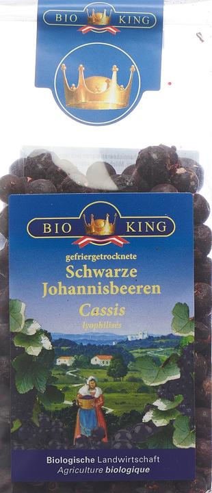 Actual product image Bio King Johannisbeeren schwarz gefriergetrocknet Bio (50 g)