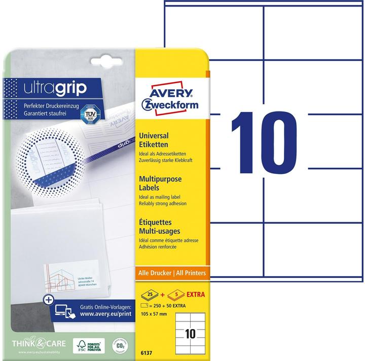 Produktbild Avery Universal-Etiketten