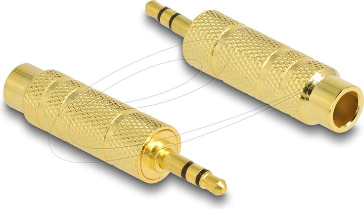 Image du produit Delock Adaptateur prise jack > jack 3 broches (Accessoire)