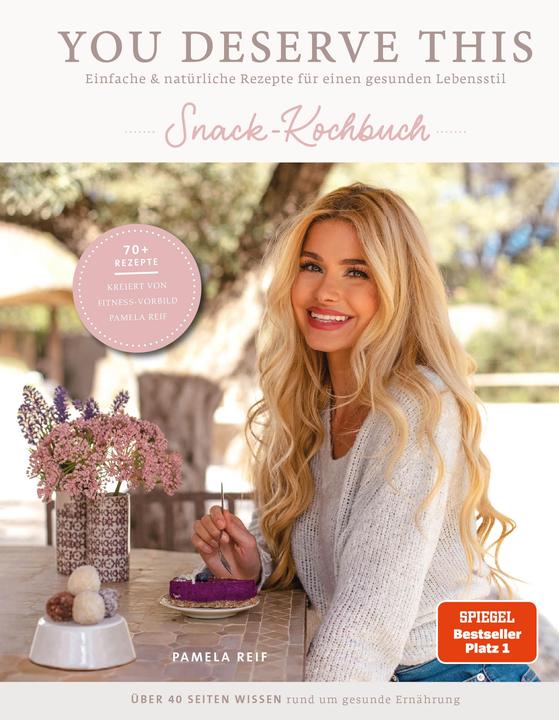 Actual product image You deserve this. Snack Cookbook (German, Pamela Reif, 2021)