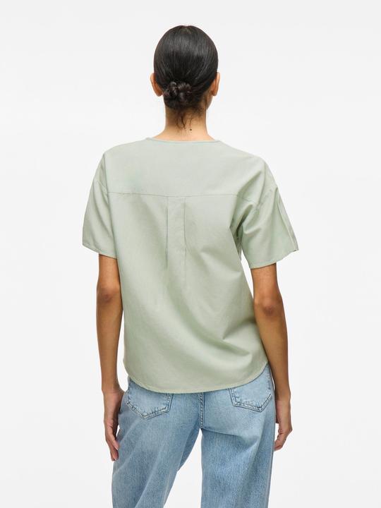 Actual product image Vila V-Ausschnitt Oberteil mit kurzen Ärmeln (40)
