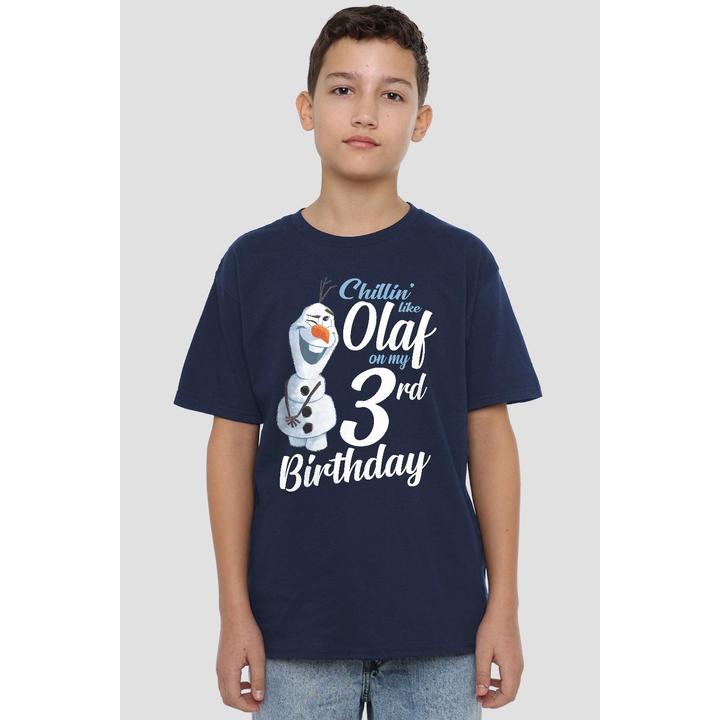 Immagine prodotto Disney Frozen Chillin Like Olaf Maglietta Terzo Compleanno Bambini (152, 158)