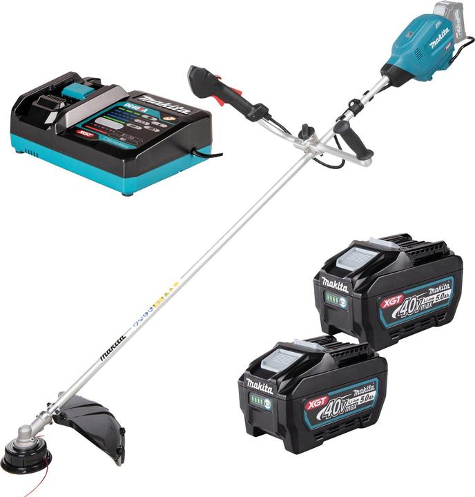 Actual product image Makita UR013GT204 Cordless lawn trimmer incl. 2nd battery, incl. charger 40V Cutting width (max.): 450mm (Plastic knives, Trim line)