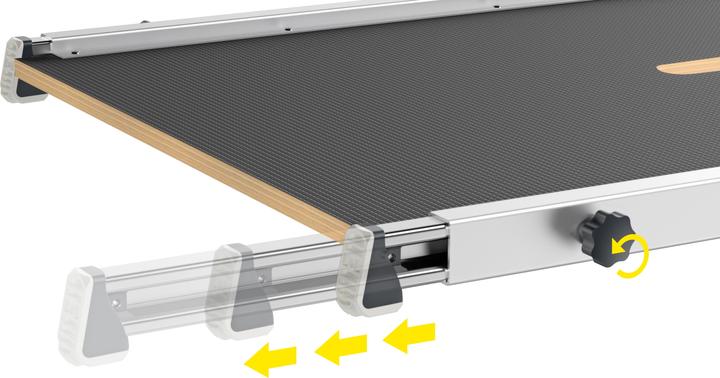 Actual product image Hailo TP1, Stair landing, The innovative and safe solution for renovating and decorating staircases (Working platform, 120 cm)
