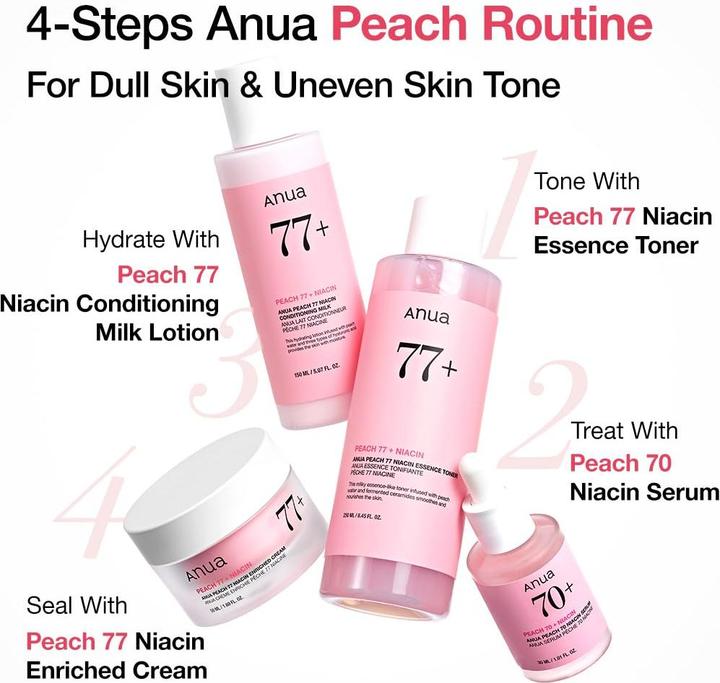 Image du produit Anua Peach 77 (Lait nettoyant, 250 ml)