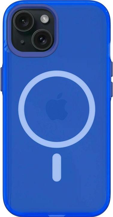 Image du produit RhinoShield Coque arrière JellyTint MagSafe pour iPhone 15 Bleu Cyber (Apple iPhone 15)