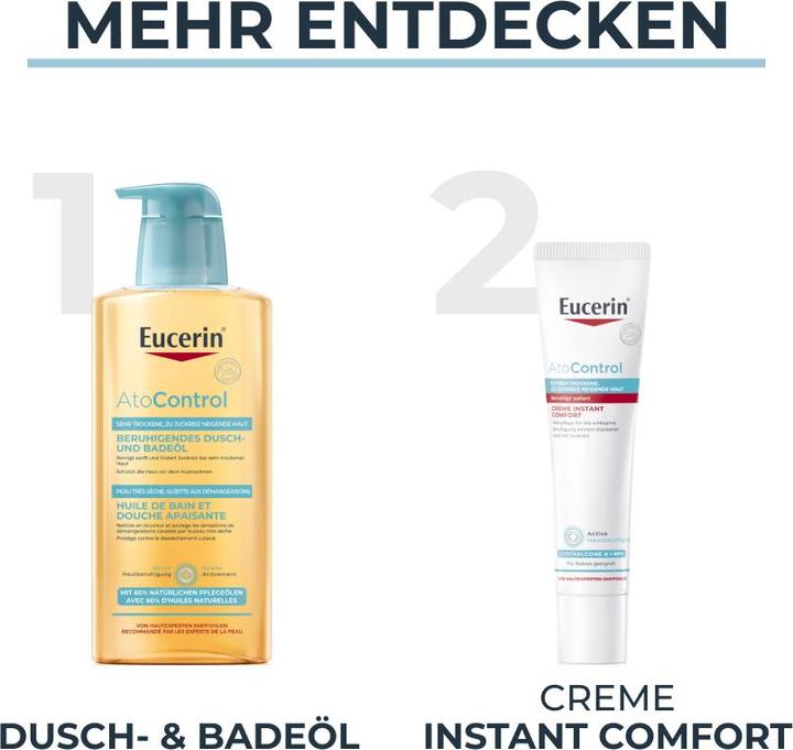 Actual product image Eucerin AtoControl Cream Instant Comfort (40 ml, Day cream)