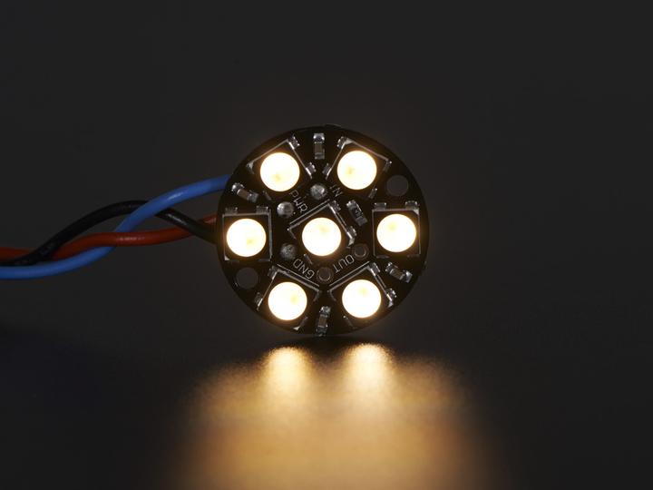 Image du produit Adafruit NeoPixel Jewel Blanc chaud 3000K