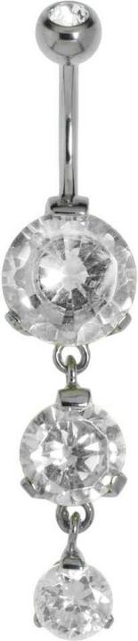 Produktbild Bijouteria Bauchpiercing (Edelstahl, Messing, Kristall)