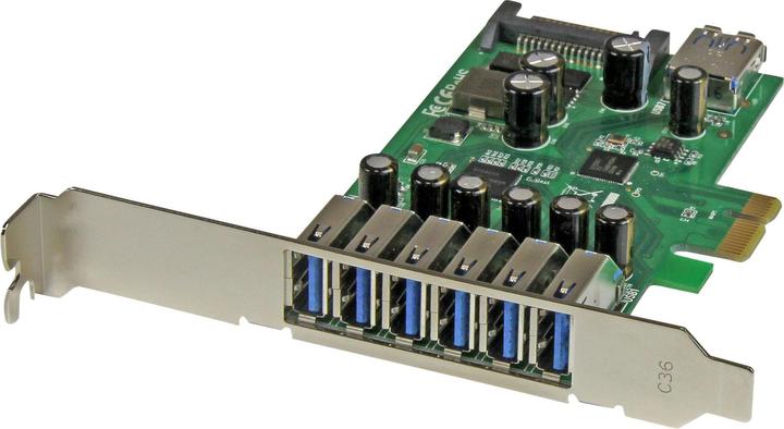 Actual product image StarTech 7 Port SuperSpeed USB 3.0 PCIe Card