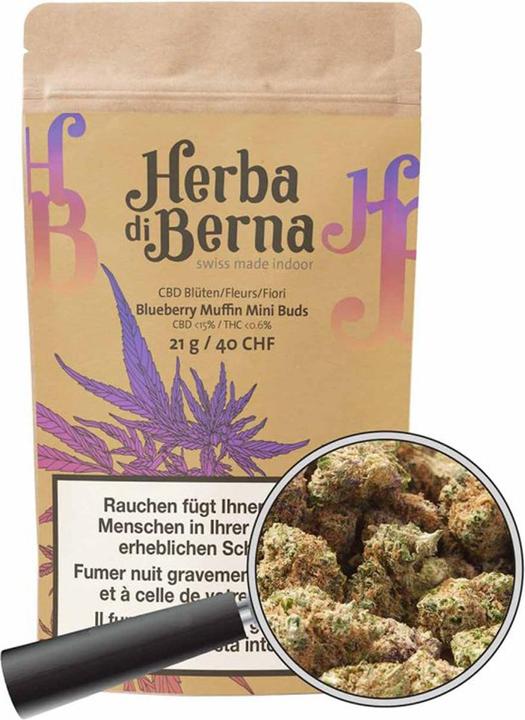Herba di Berna Blueberry Muffin Mini-Buds (21 g, Indoor)