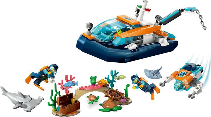 Produktbild LEGO Meeresforscher-Boot (60377, LEGO City)