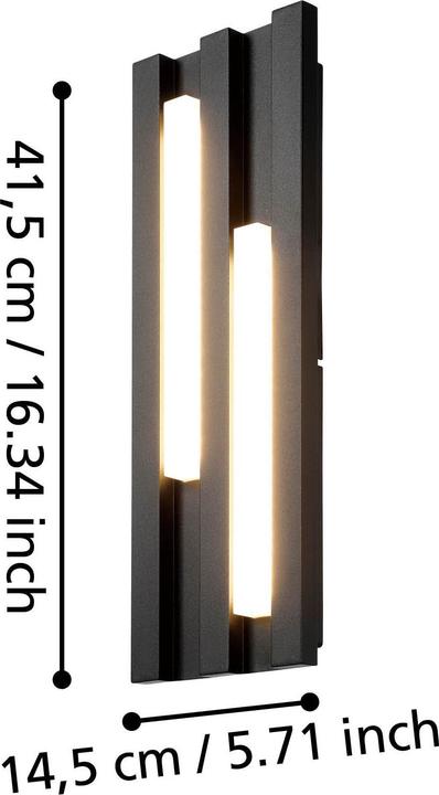 Productafbeelding EGLO LED wandlamp (1000 lm, IP55)