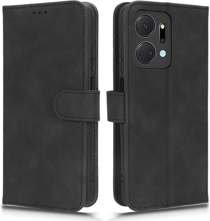Productafbeelding Cover-Discount Honor X7a - Leren beschermhoesje zwart (Honor X7a)