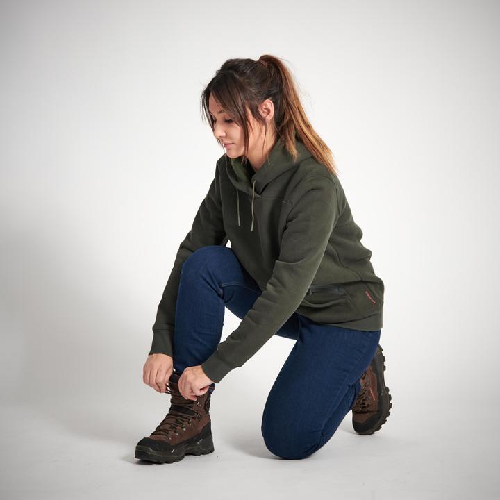 Immagine prodotto Solognac Maglia con cappuccio da donna 500 verde caldo (M)